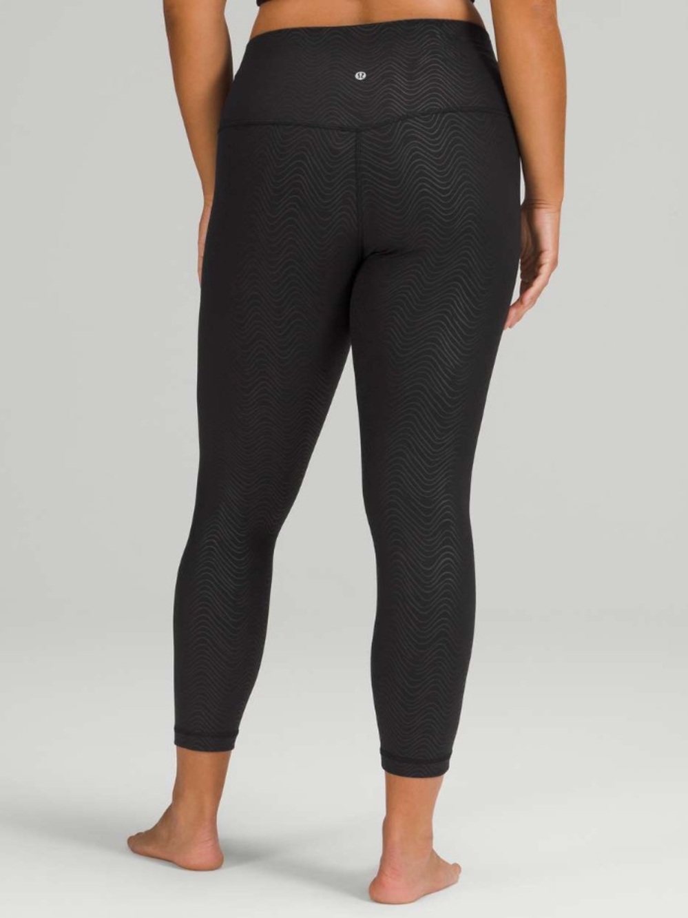 lululemon athletica Align High-Rise Leggings - Aqueous Emboss Black
